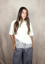 Load image into Gallery viewer, Lace Trim Tee