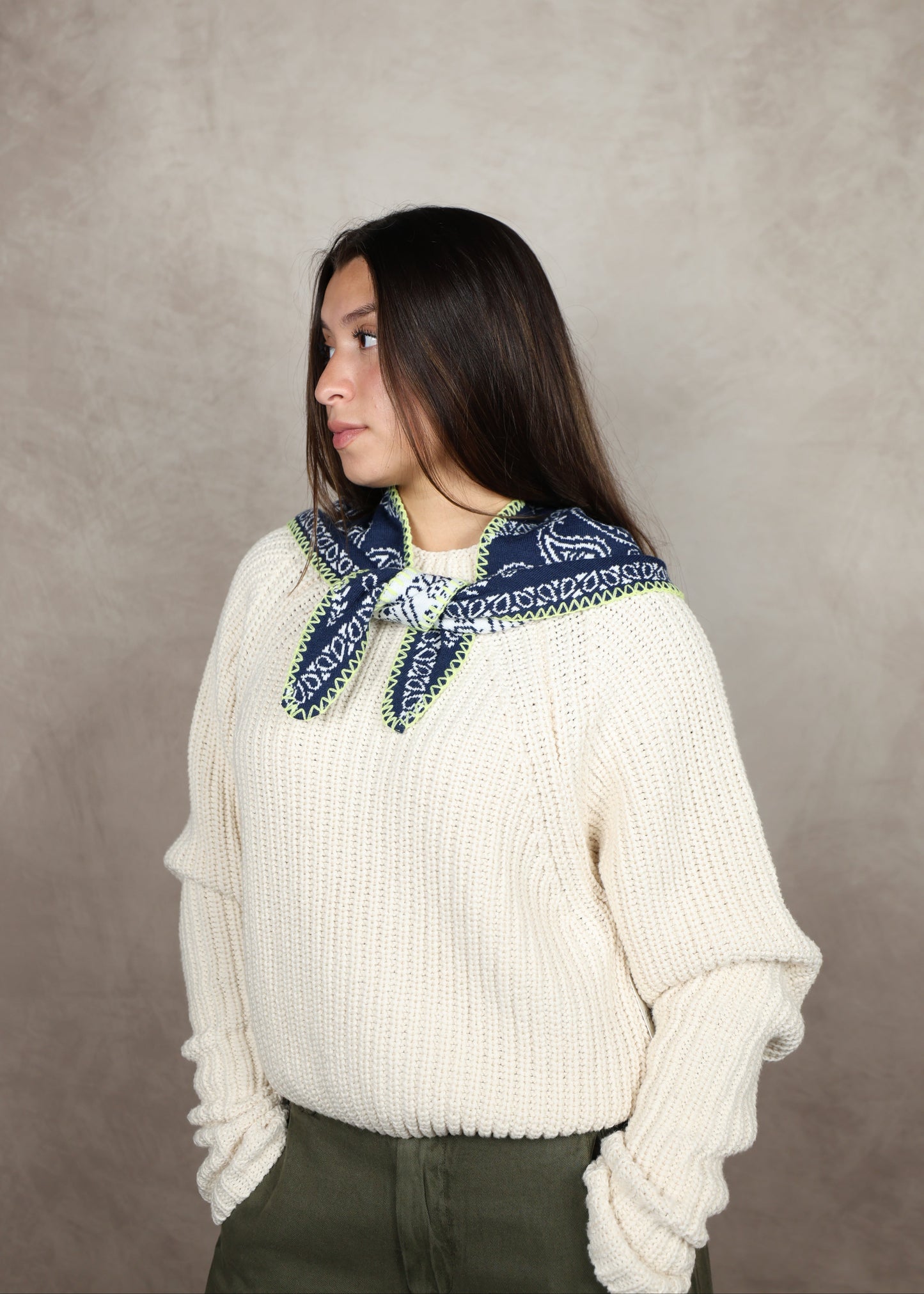 FREE PEOPLE Carmen Knitted Triangle