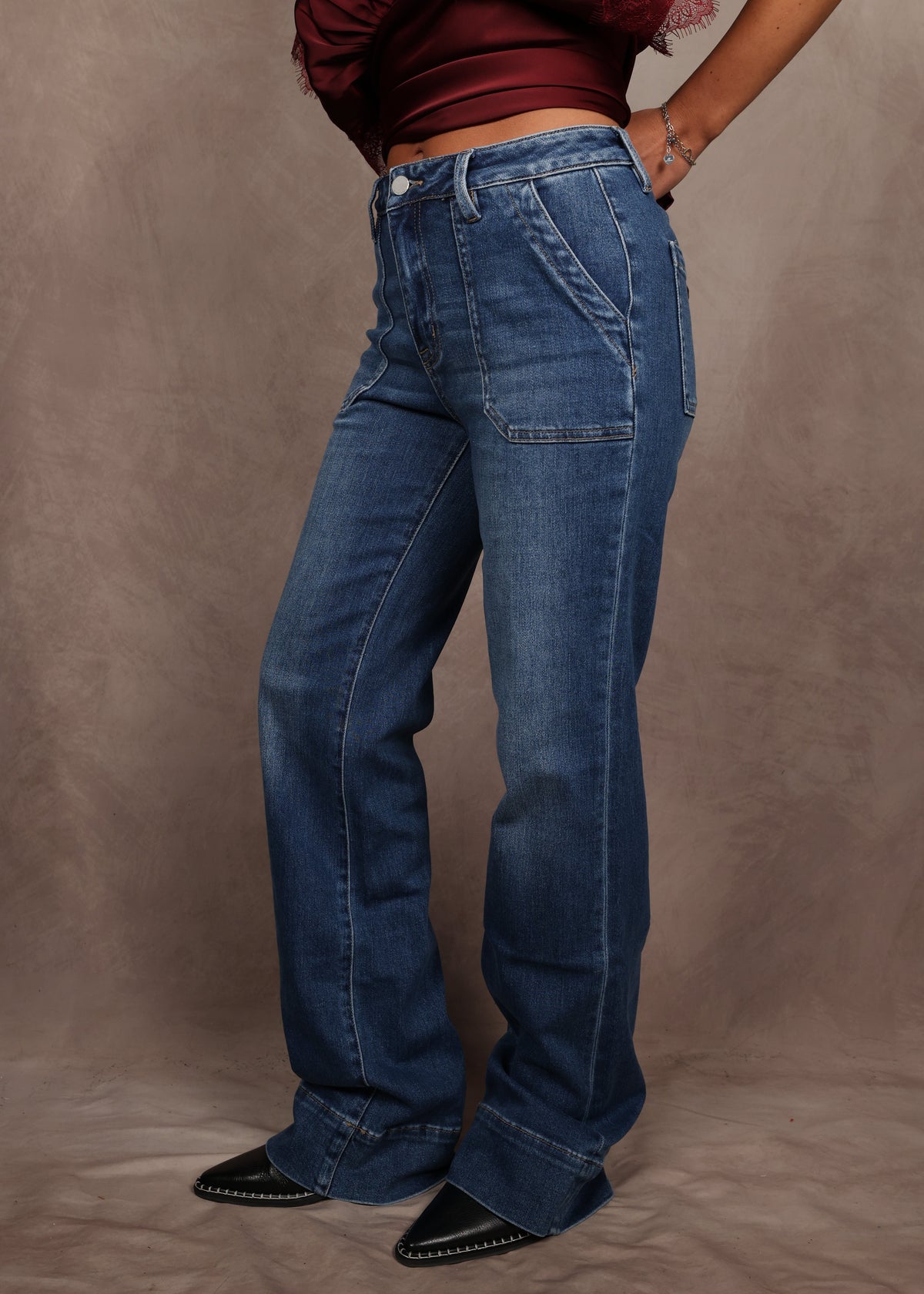 Kennedy Straight-Leg Jeans