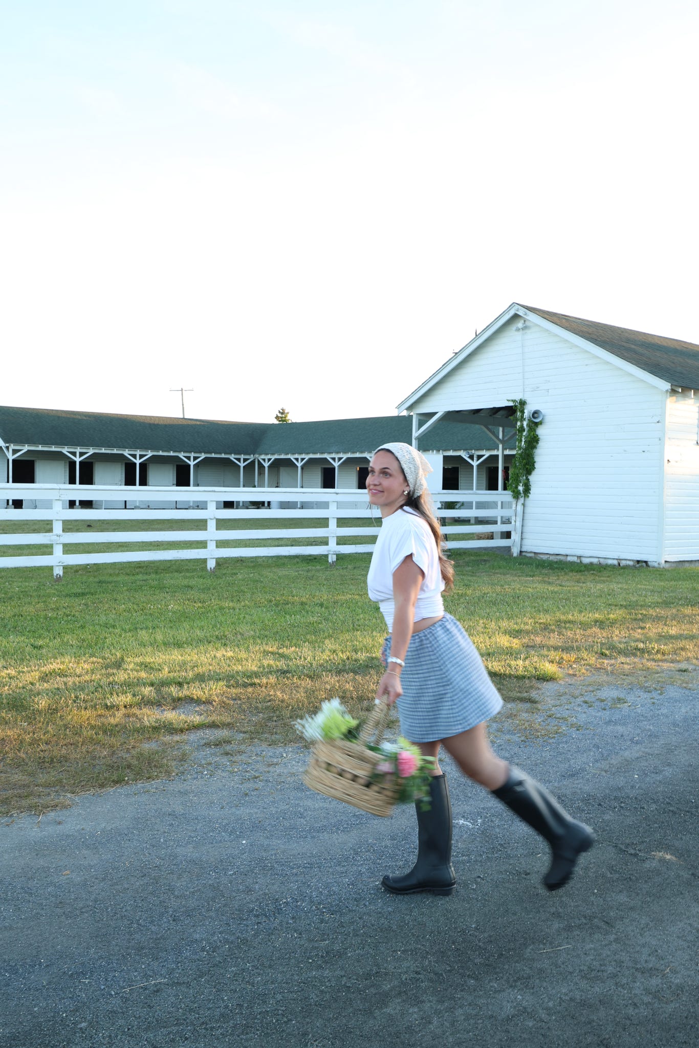 Daybreak Check Skirt