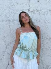 Load image into Gallery viewer, Sea Glass Aura Lace Top