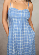 Load image into Gallery viewer, ZSUPPLY Angel Eyes Plaid Midi Dress