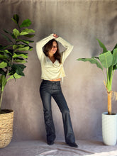 Load image into Gallery viewer, FREE PEOPLE Double Knot Vegan High Rise Bootcut