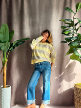 Load image into Gallery viewer, FLYING MONKEY High Rise Cuffed Slim Wide Jean