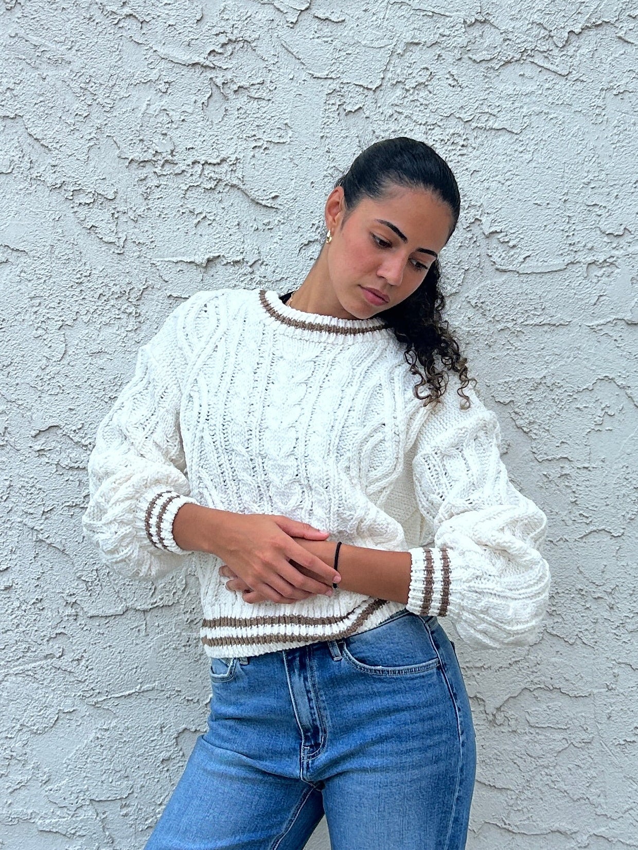 Brownstone Cable Sweater