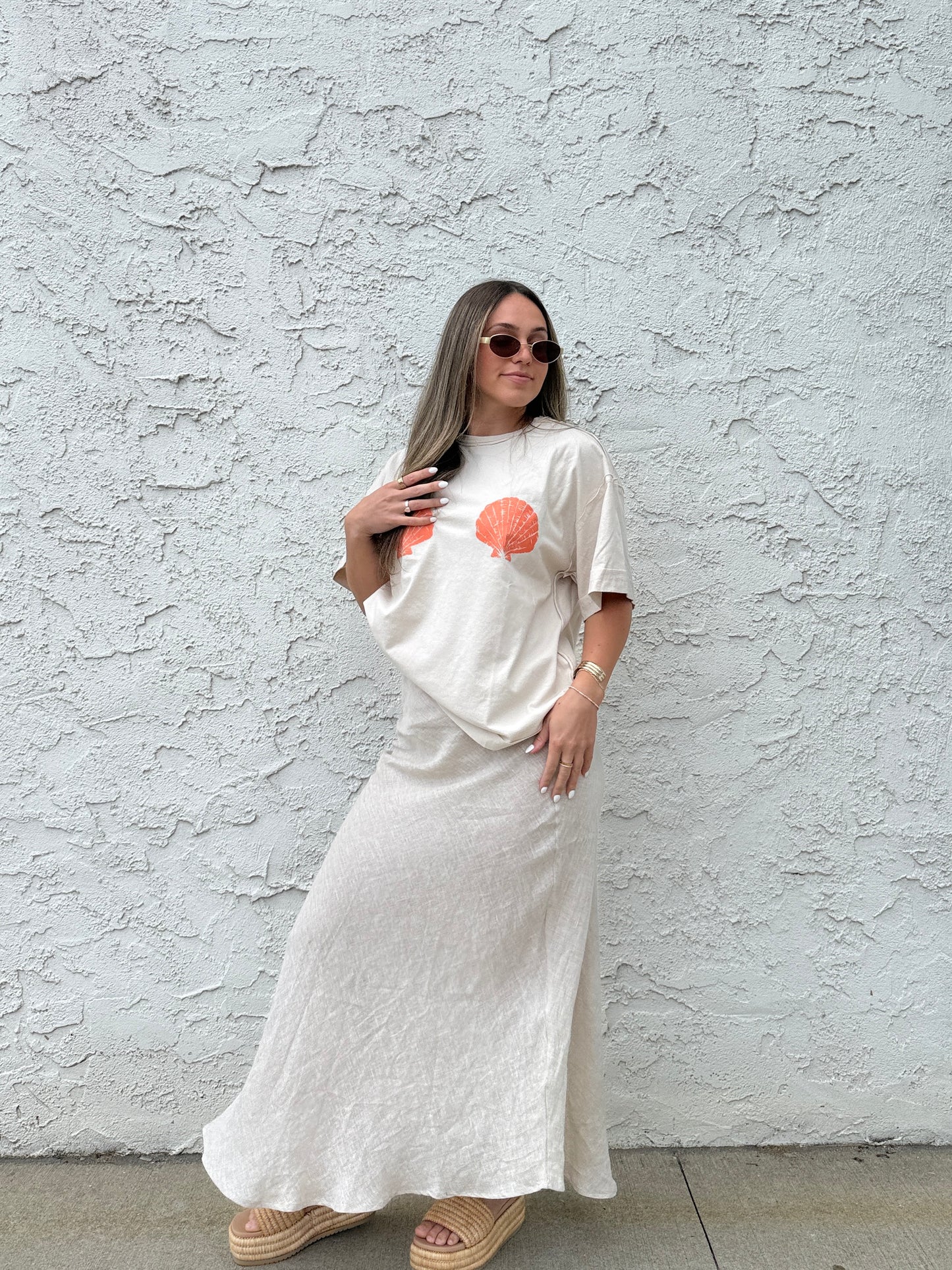 Shells & Tanlines Oversized Tee