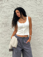 Load image into Gallery viewer, ZSUPPLY Lainey Pointelle Tank