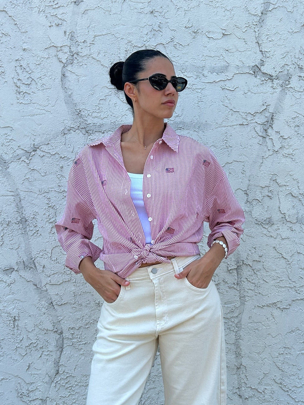Americana Stripe Button-Up