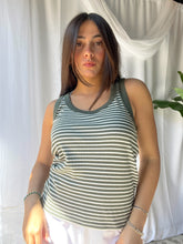 Load image into Gallery viewer, ZSUPPLY Elin Stripe Rib Tank