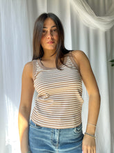 Load image into Gallery viewer, ZSUPPLY Elin Stripe Rib Tank