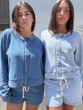 Load image into Gallery viewer, ZSUPPLY Daily Knit Denim Cardigan