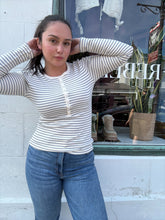 Load image into Gallery viewer, ZSUPPLY Stella Striped Henley