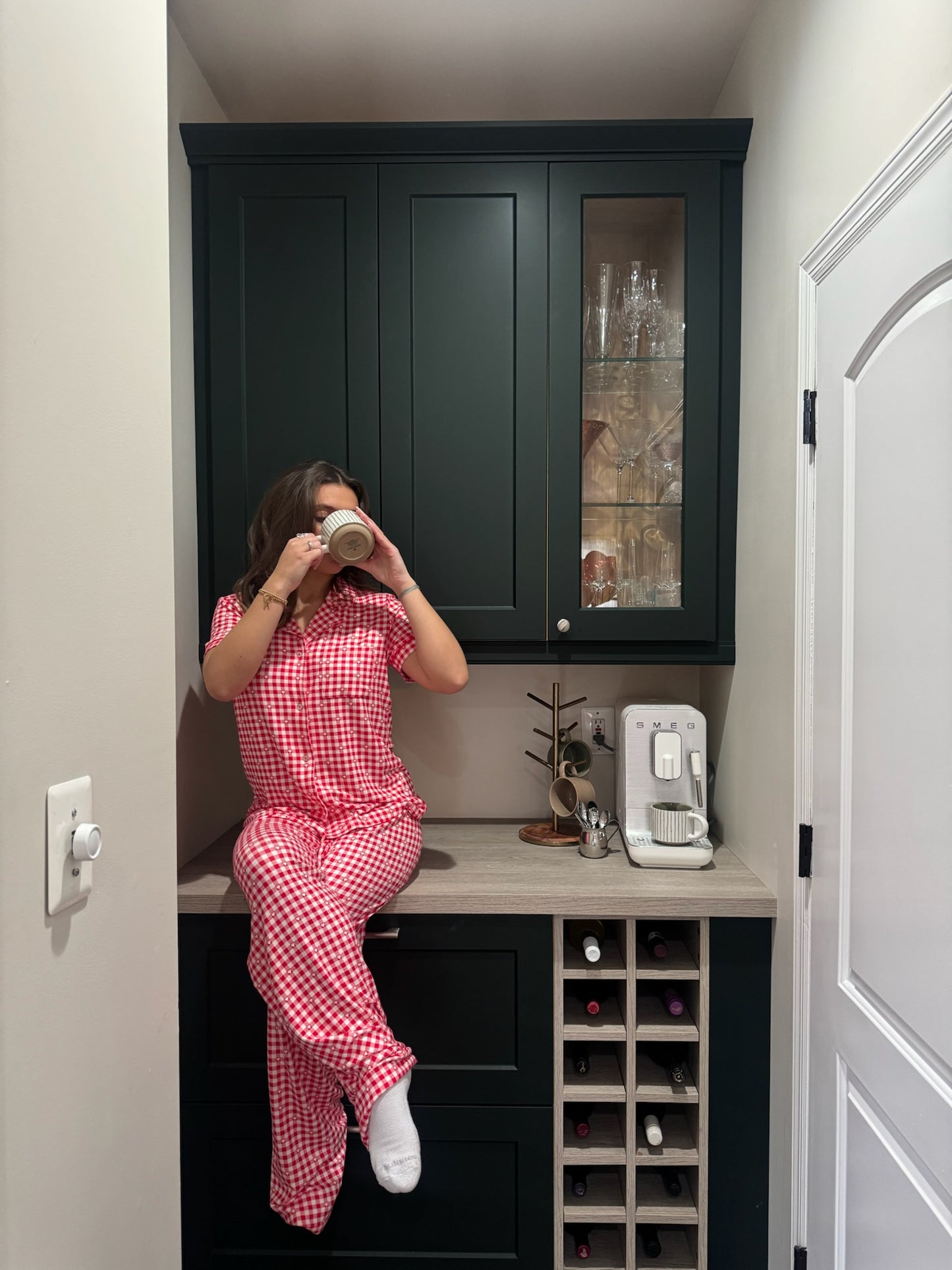 ZSUPPLY Gingham PJ Top