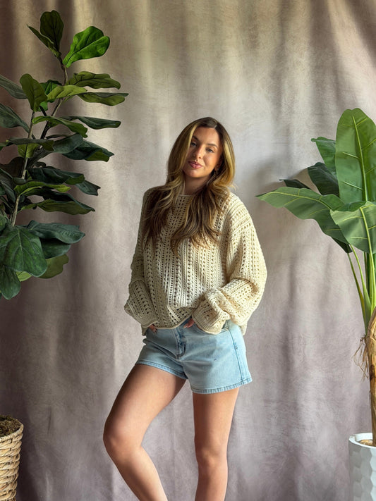 ZSUPPLY Upland Crochet Sweater