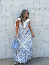 Load image into Gallery viewer, Mediterranean Muse Maxi Dress
