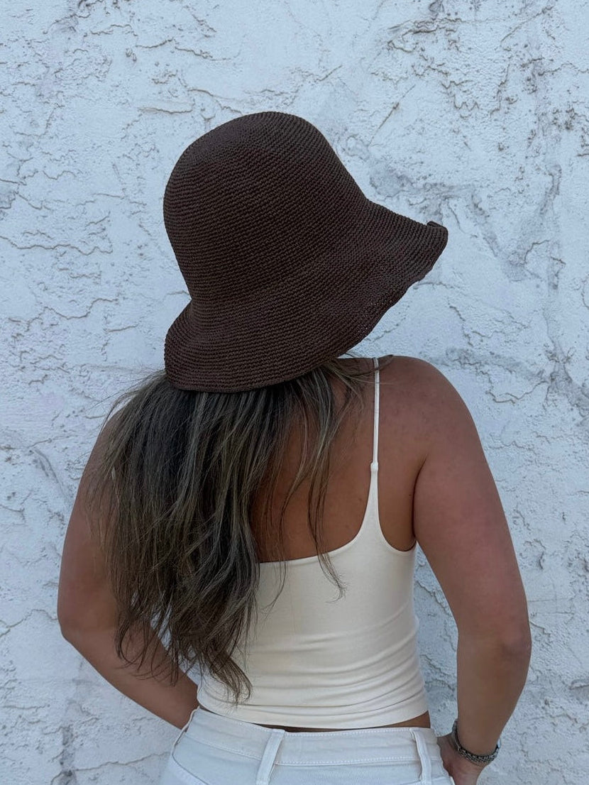 Sunny Day Woven Bucket Hat