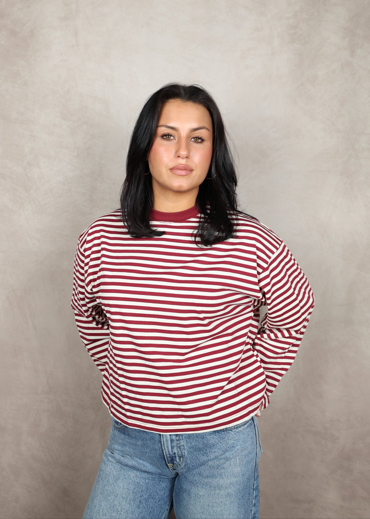 Off-Duty Stripe Pullover
