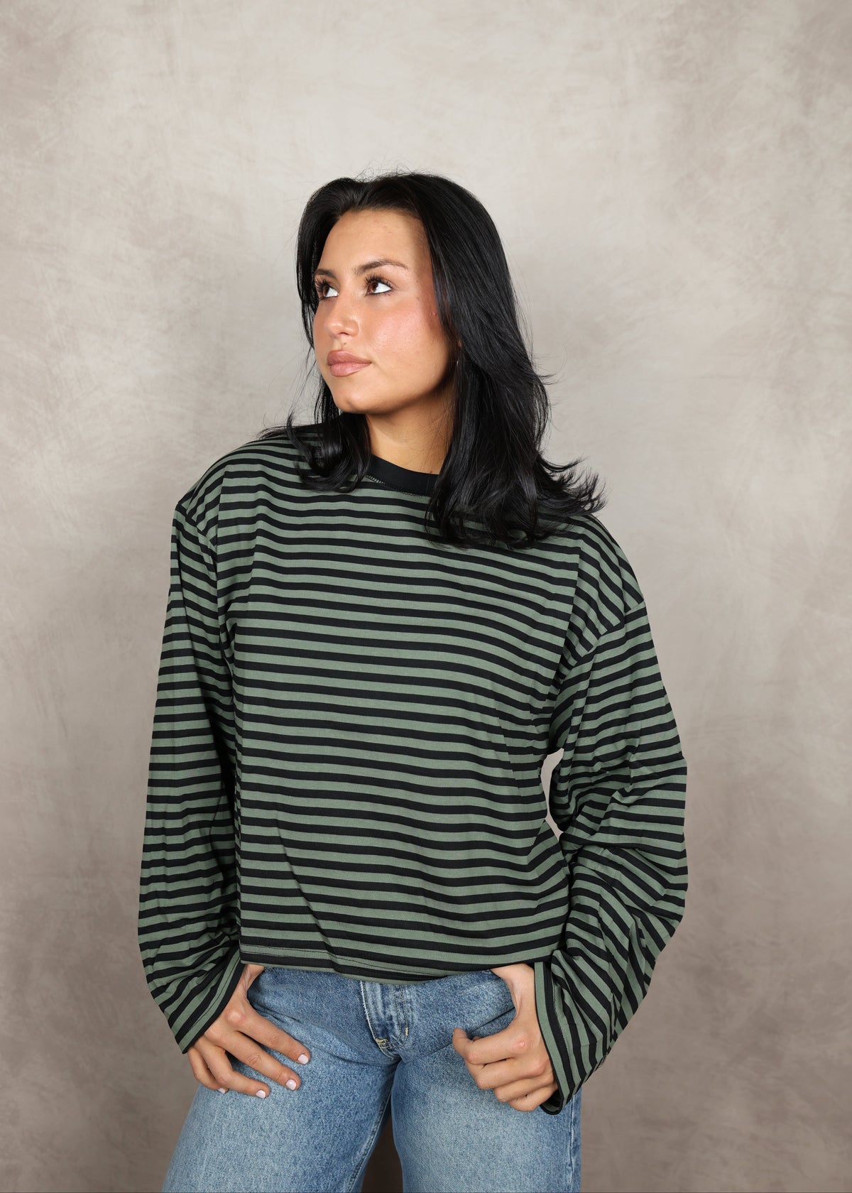 Off-Duty Stripe Pullover
