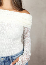 Load image into Gallery viewer, The Amara Lace Off-Shoulder Top
