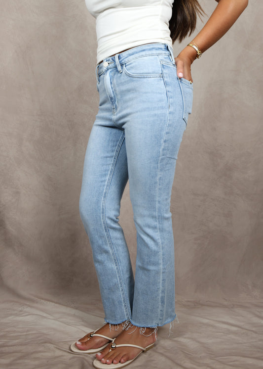 The Harper High-Rise Kick Flare Denim