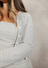 Load image into Gallery viewer, Madison Stripe Button-Up Jacket
