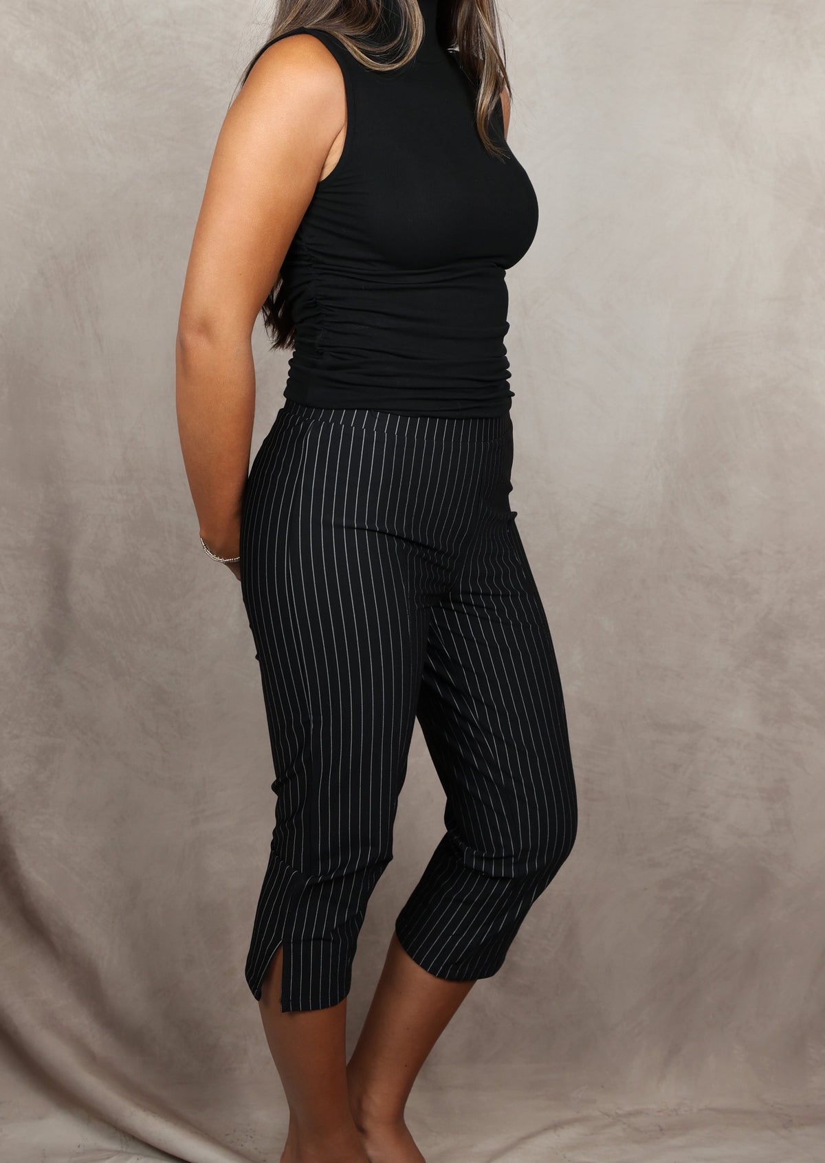 Rowan Stripe Capri