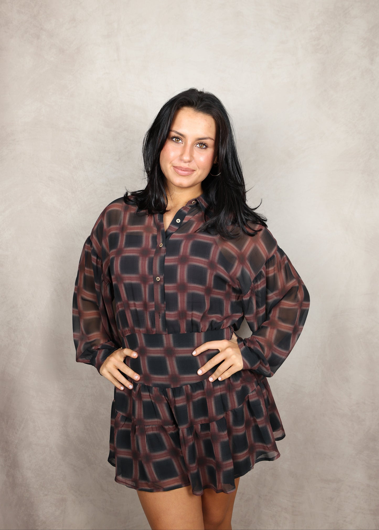 Ember Plaid Dress