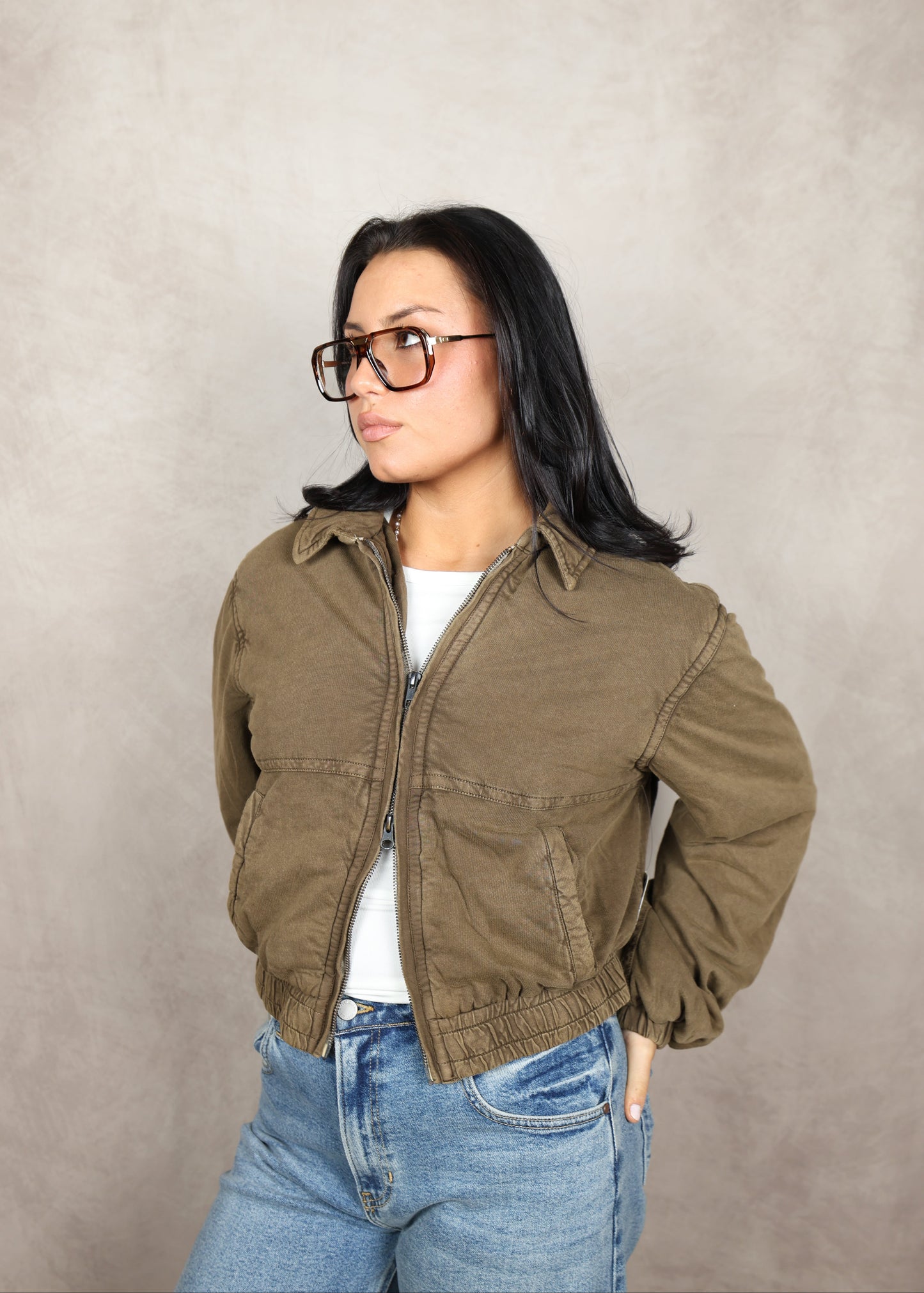FREE PEOPLE Birdie Washed Jakcet