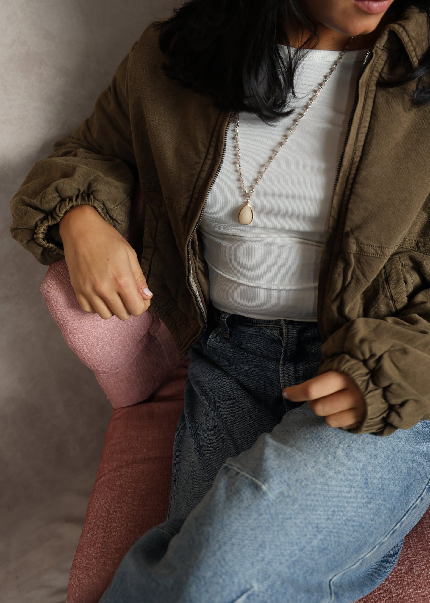 FREE PEOPLE Birdie Washed Jakcet