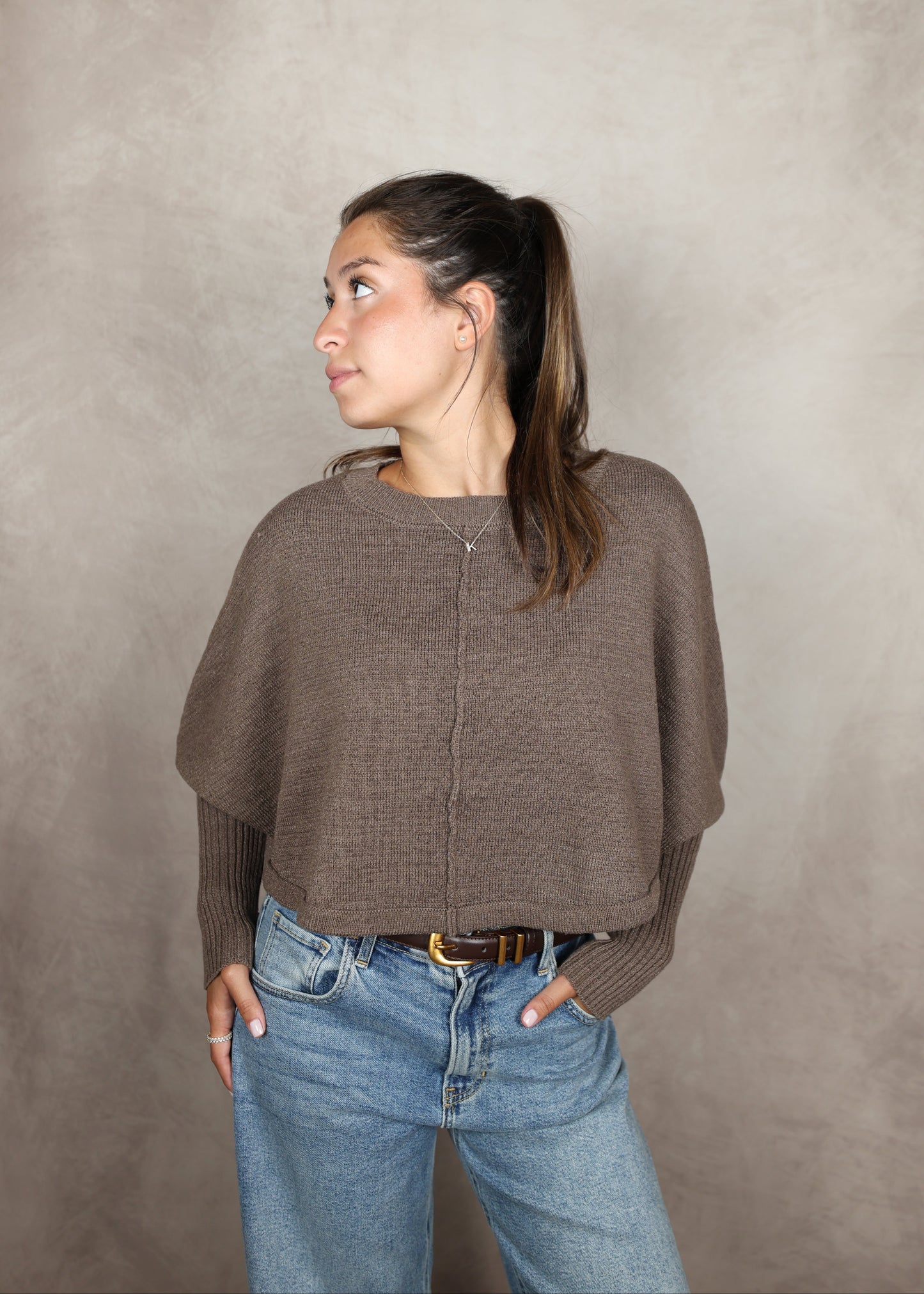 Woodland Poncho Sweater