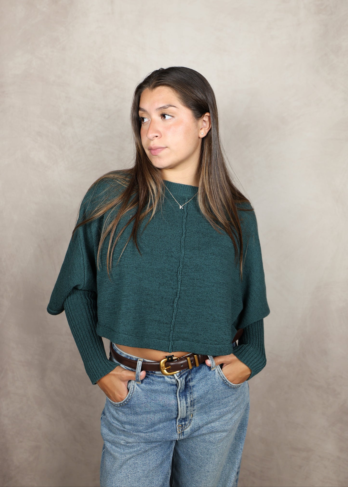 Woodland Poncho Sweater