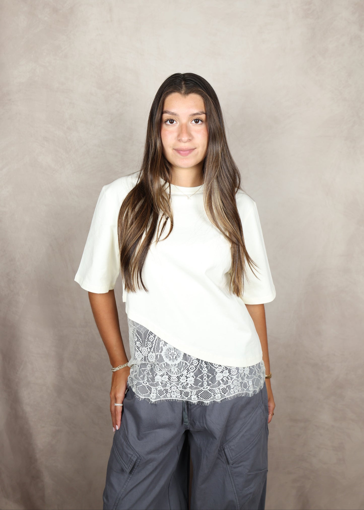 Lace Trim Tee
