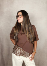 Load image into Gallery viewer, Lace Trim Tee
