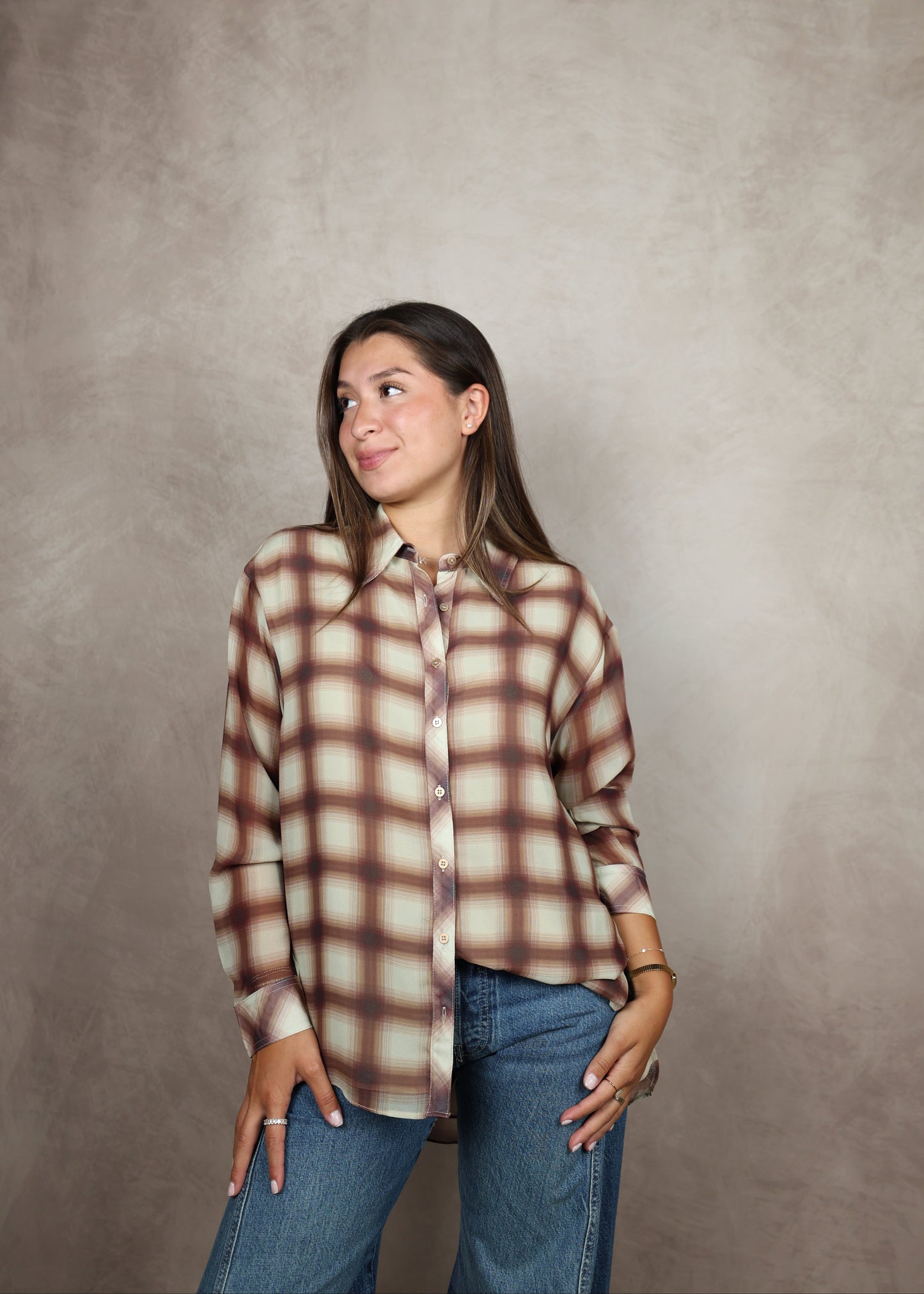 Marlow Plaid Blouse