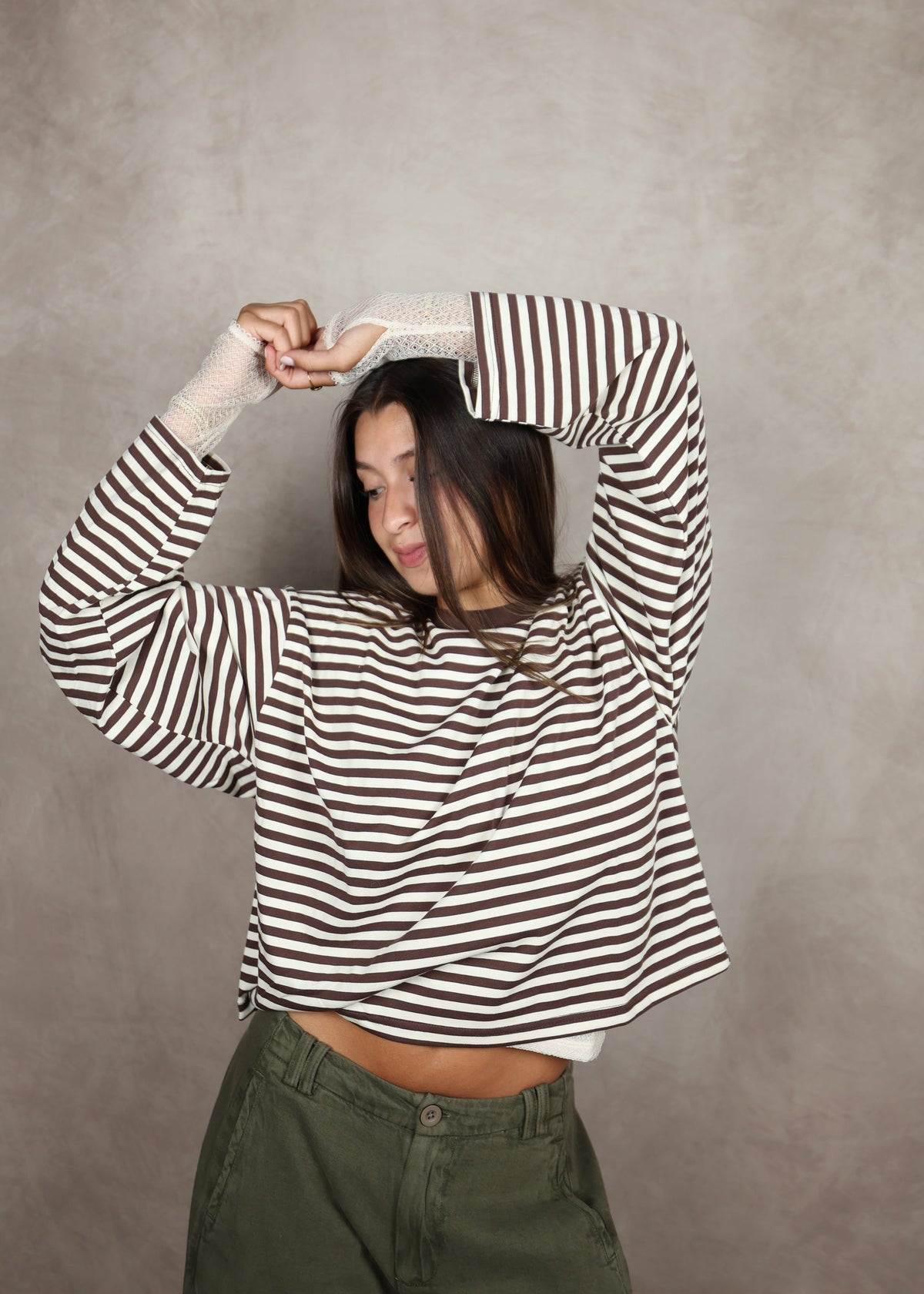 Off-Duty Stripe Pullover