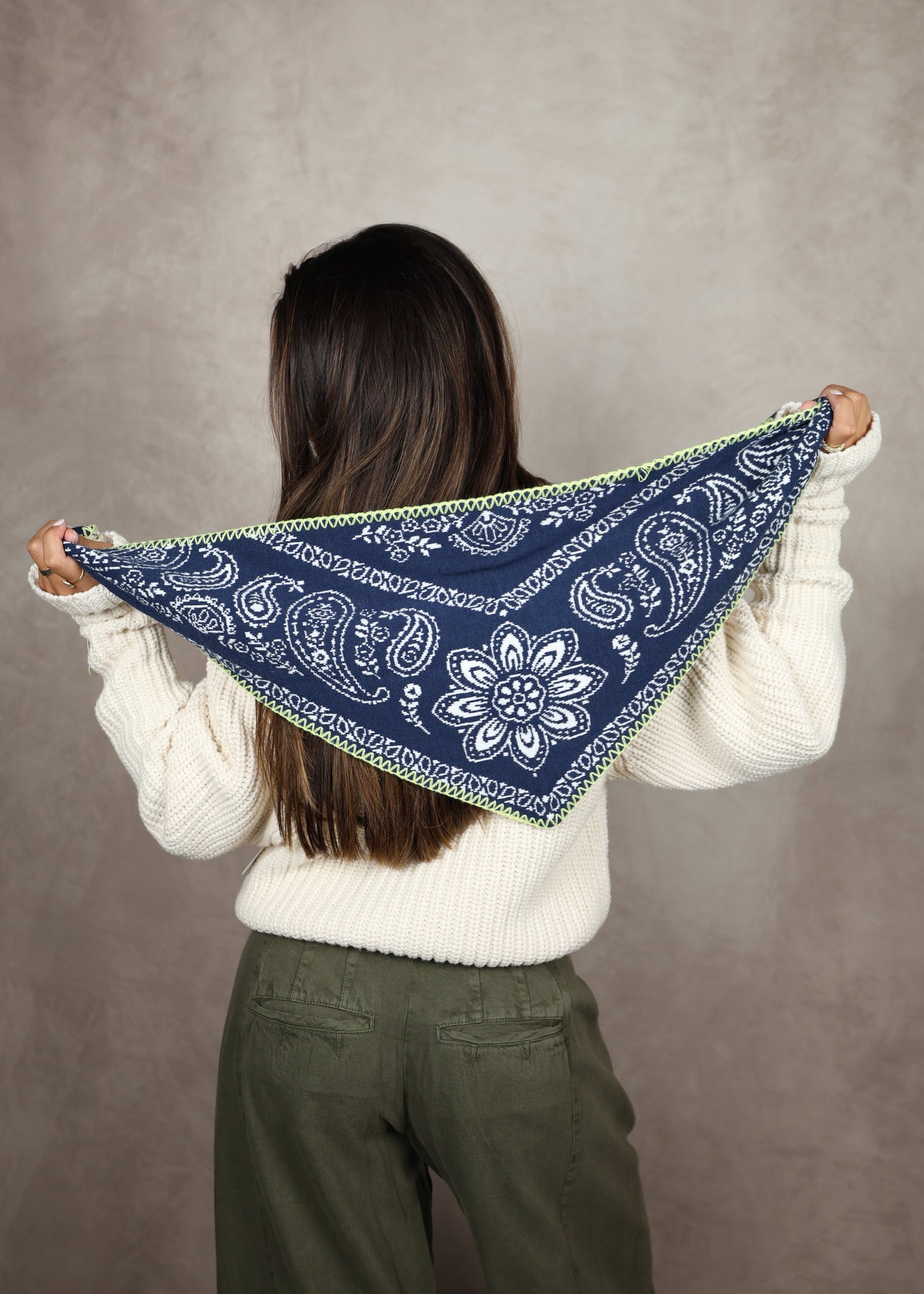 FREE PEOPLE Carmen Knitted Triangle
