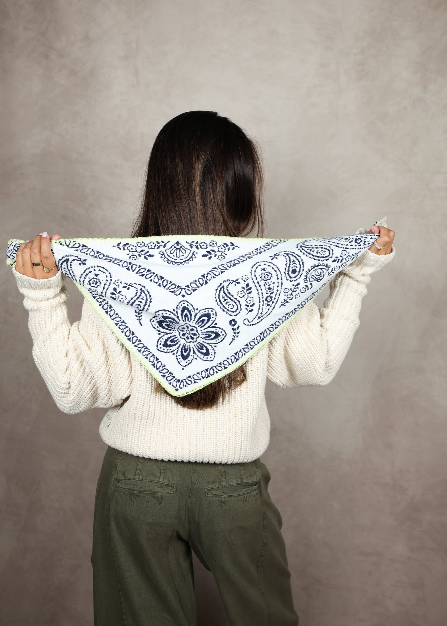 FREE PEOPLE Carmen Knitted Triangle