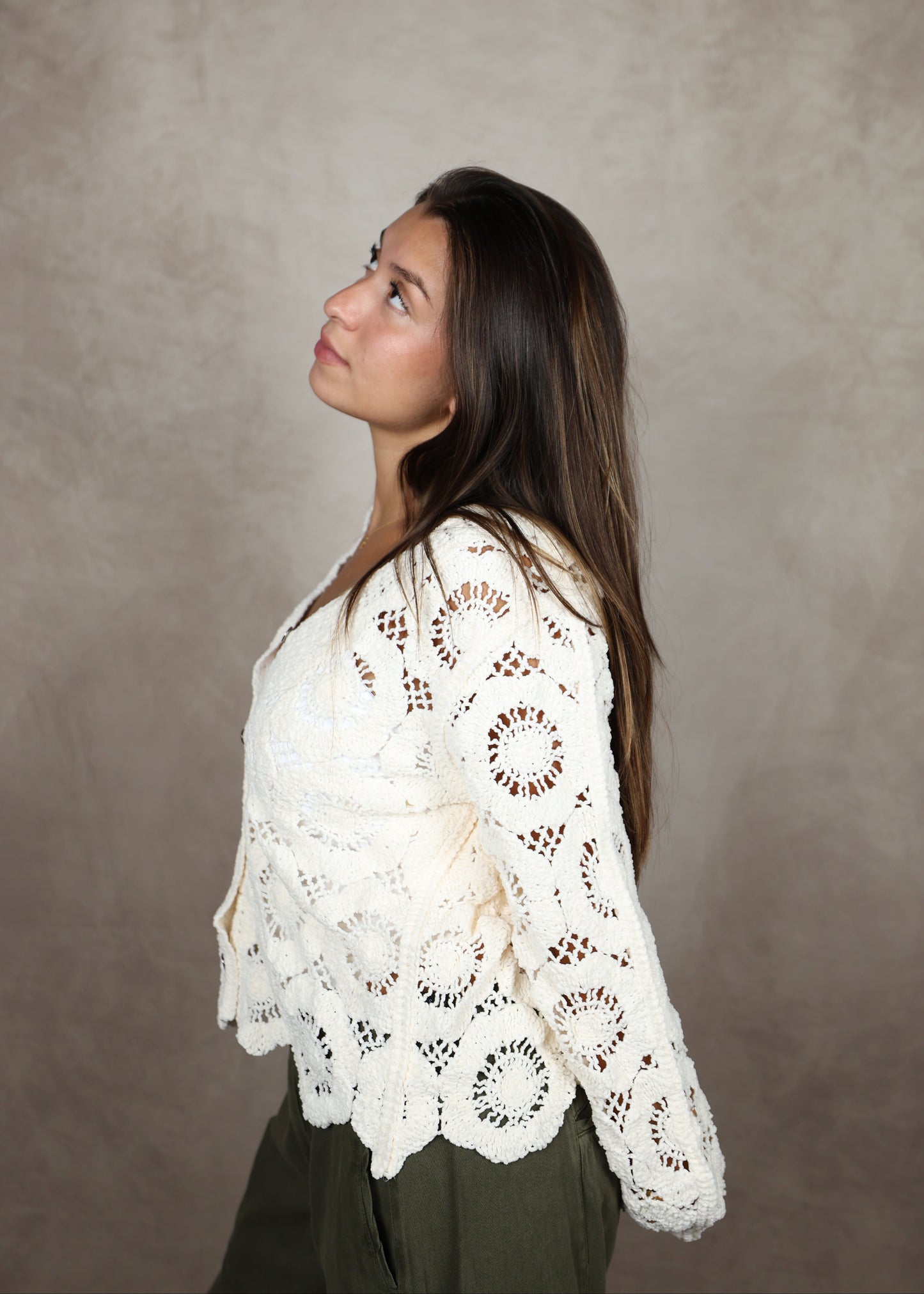Eloise Crochet Cardigan