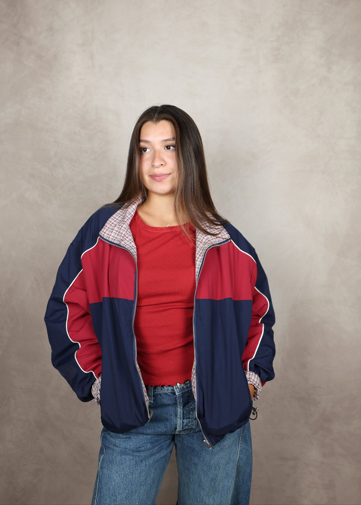 Reversable Plaid Jacket