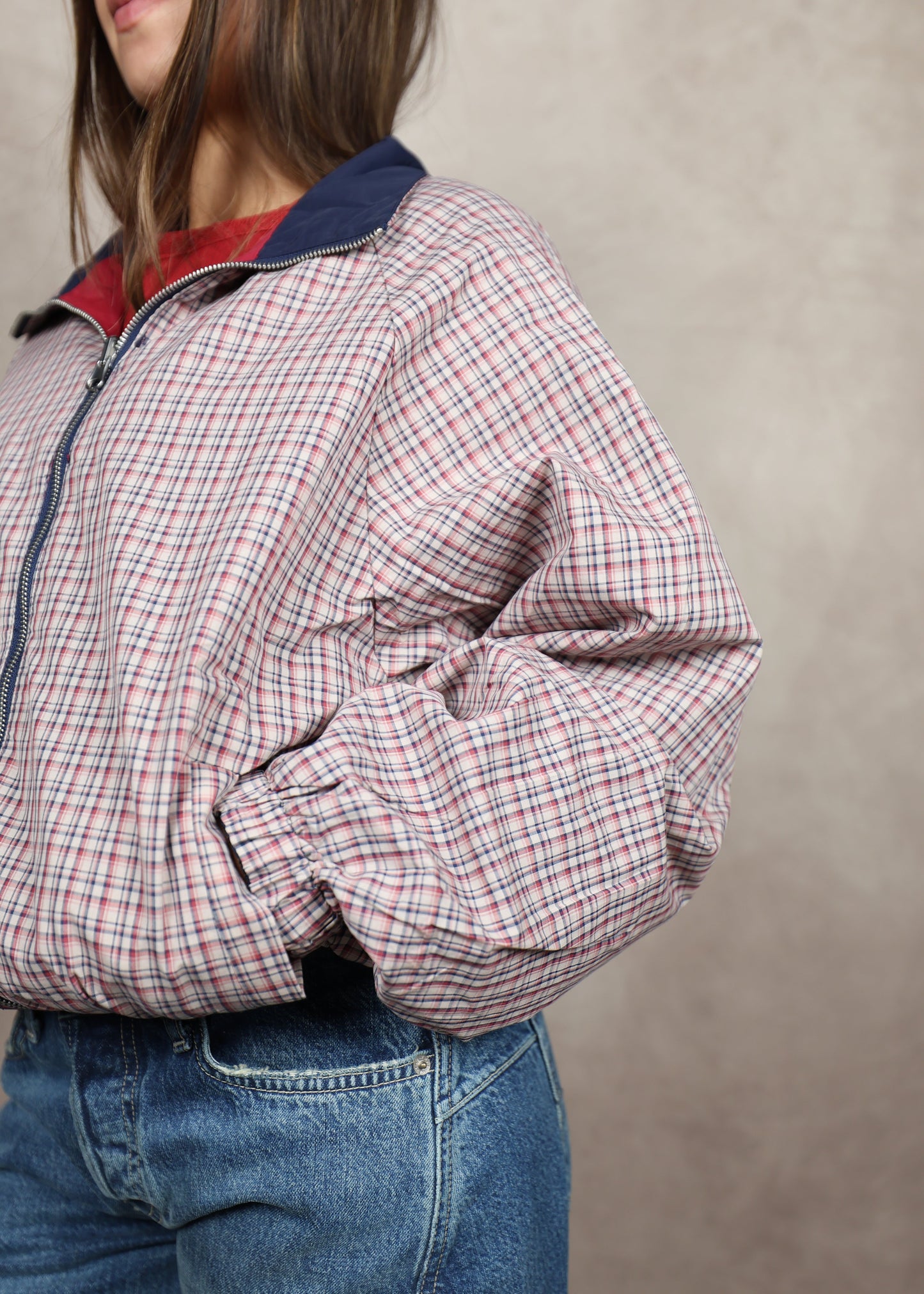 Reversable Plaid Jacket
