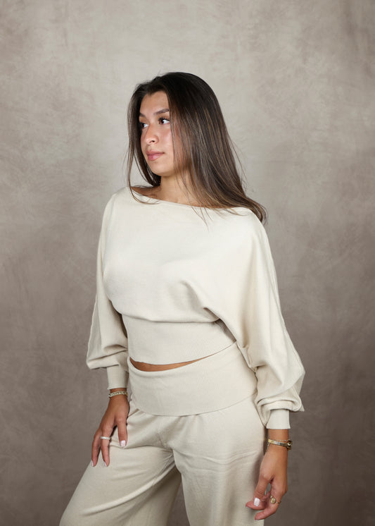 All Day Boat Neck Sweater Top