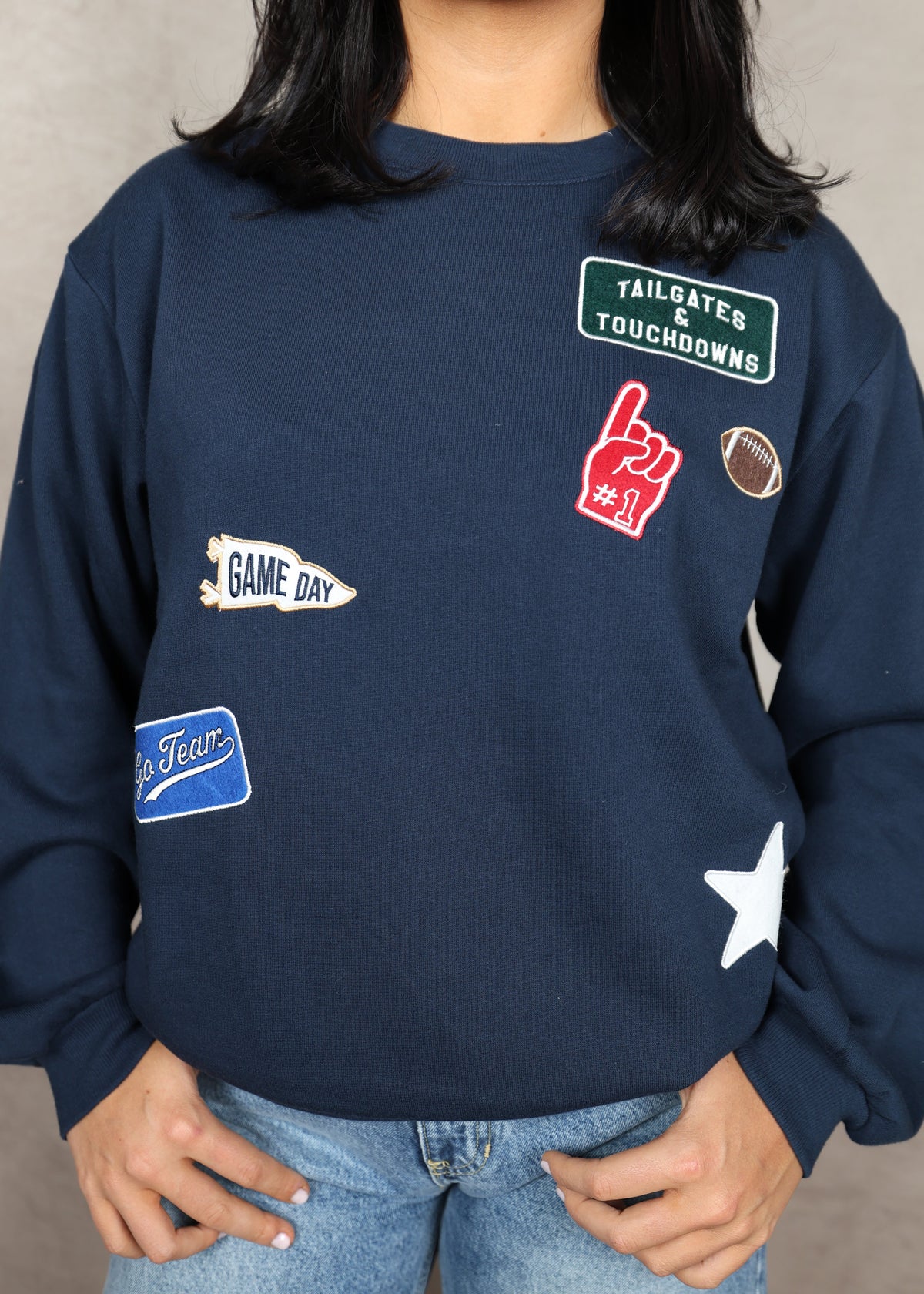 ZSUPPLY Boyfriend Patch Sweatshirt