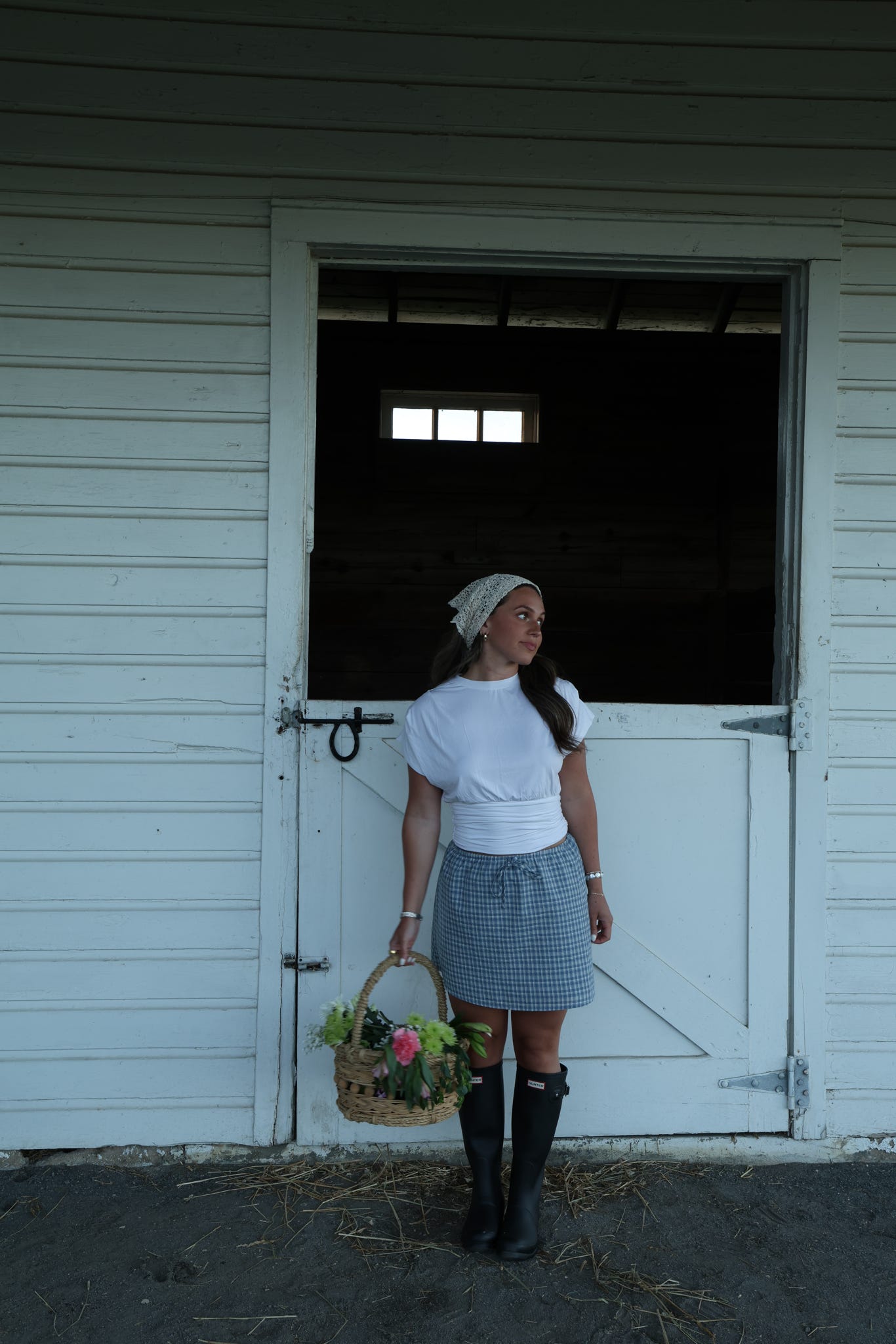 Daybreak Check Skirt