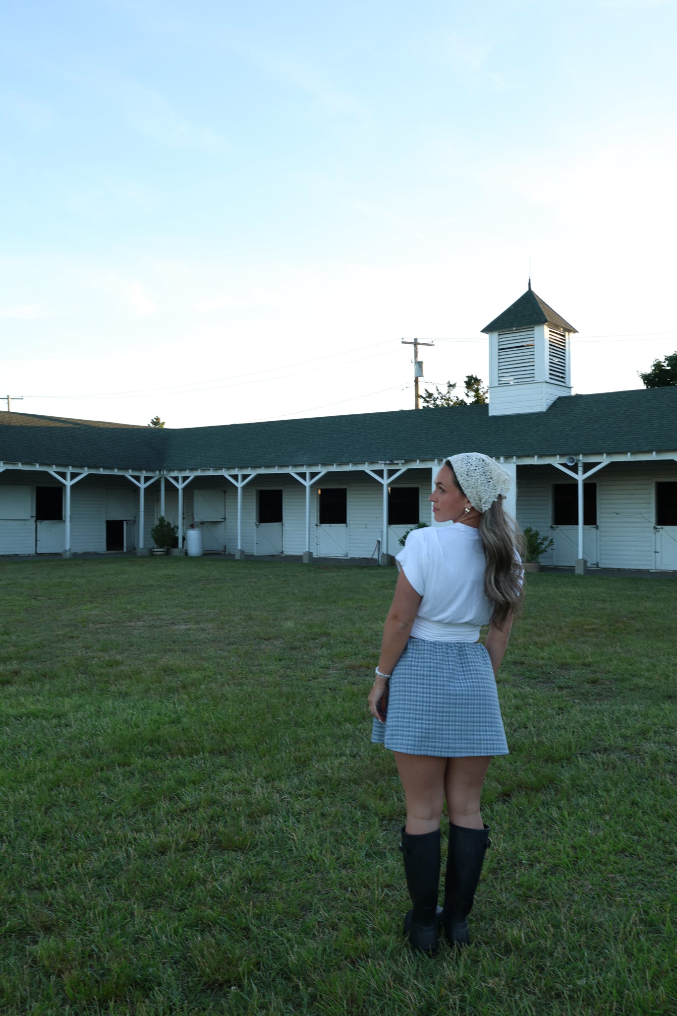 Daybreak Check Skirt
