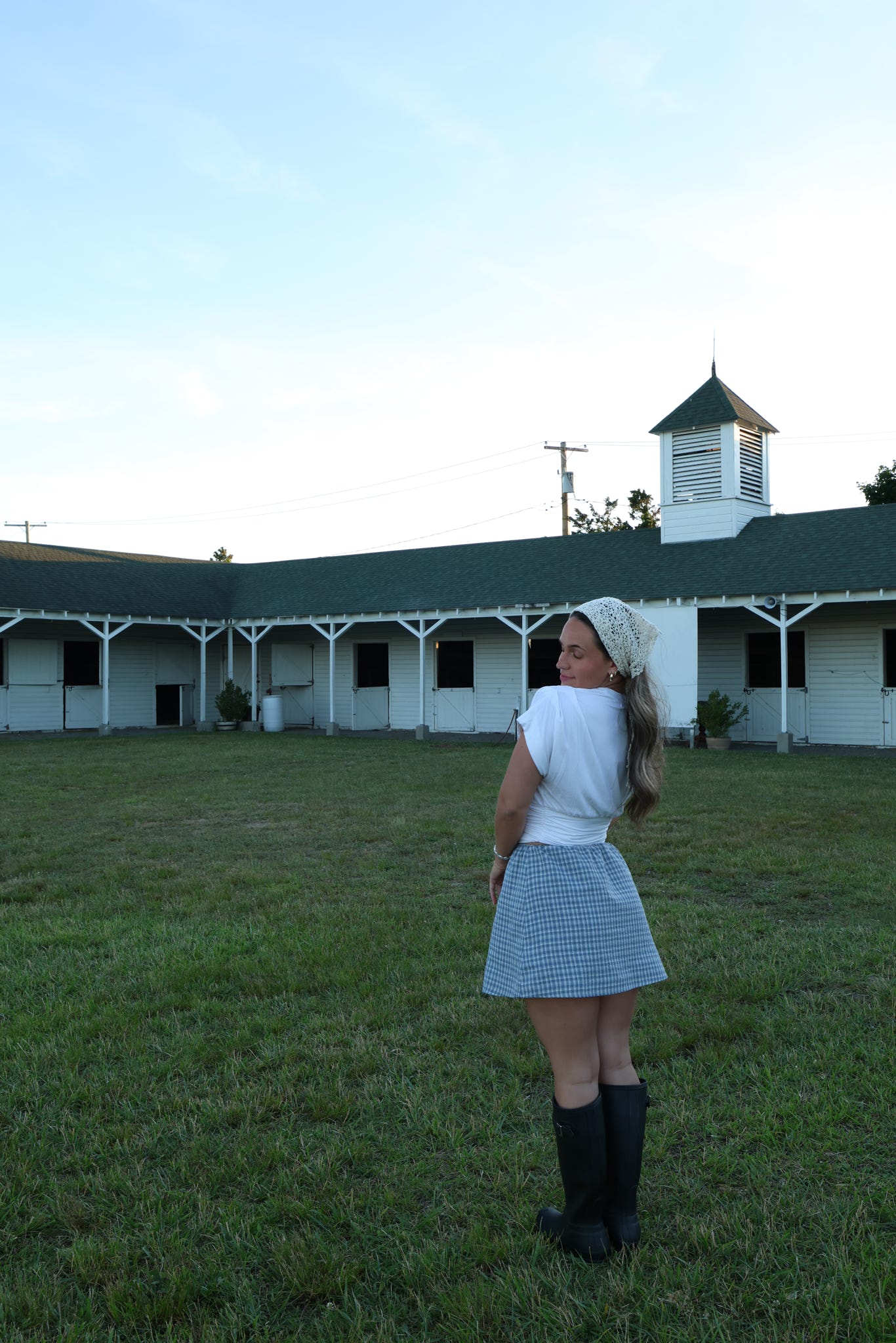 Daybreak Check Skirt