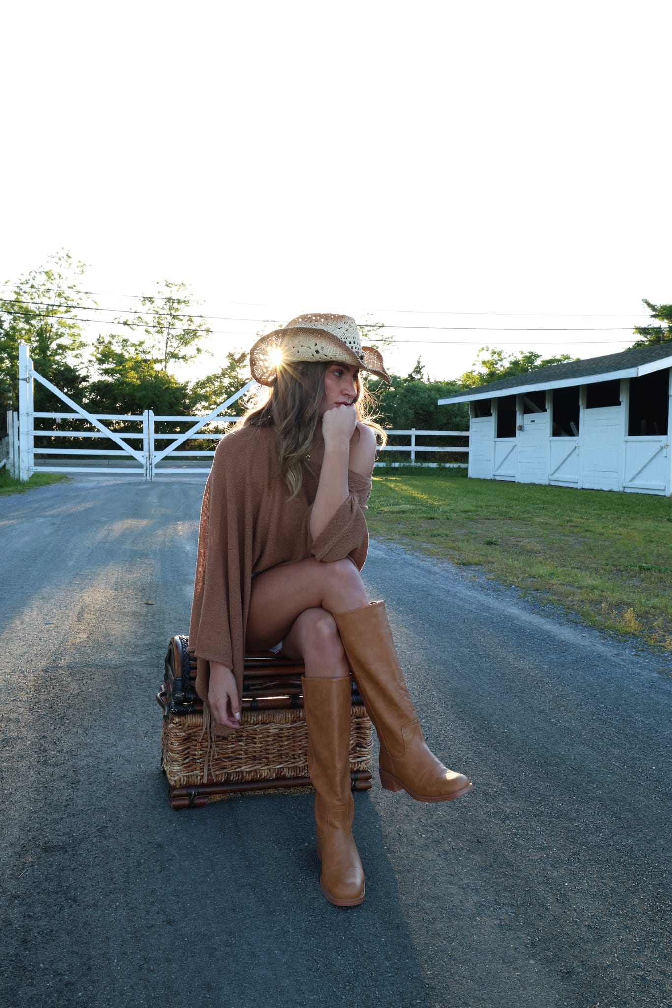 Canyon Breeze Poncho Top