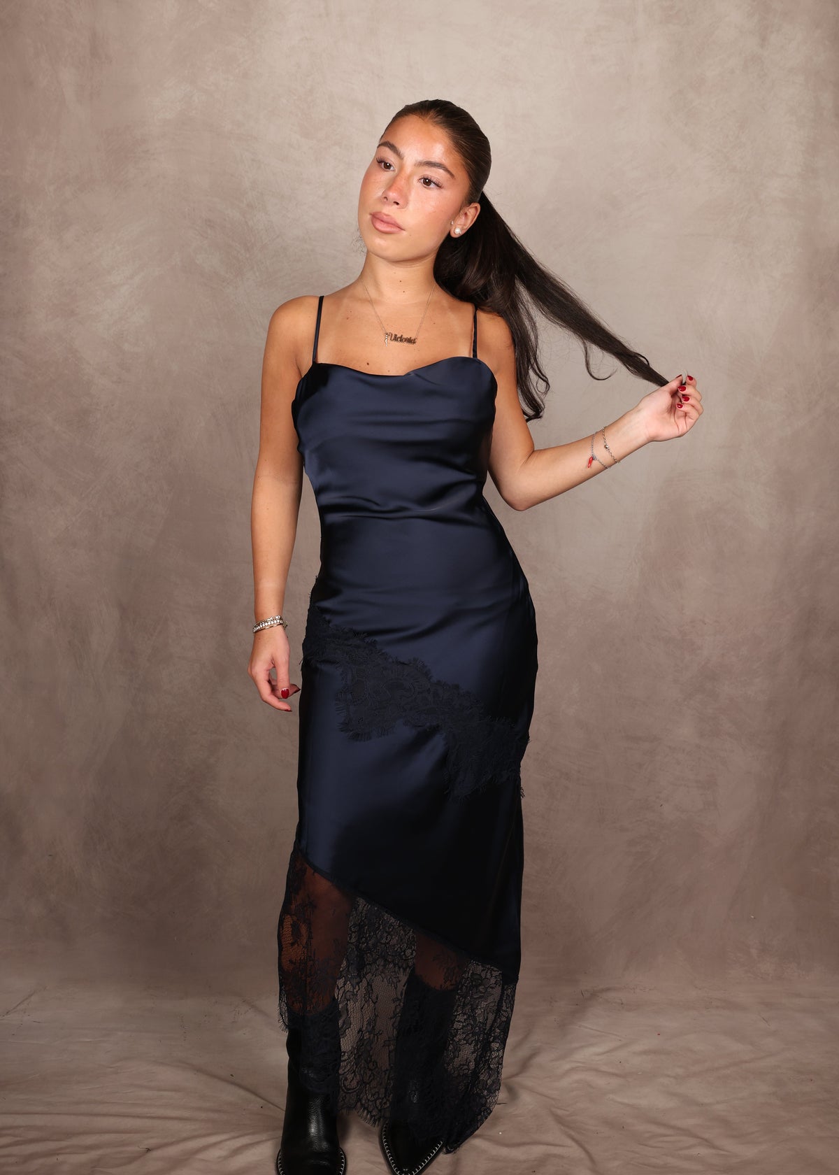 Elle Lace Midi Dress