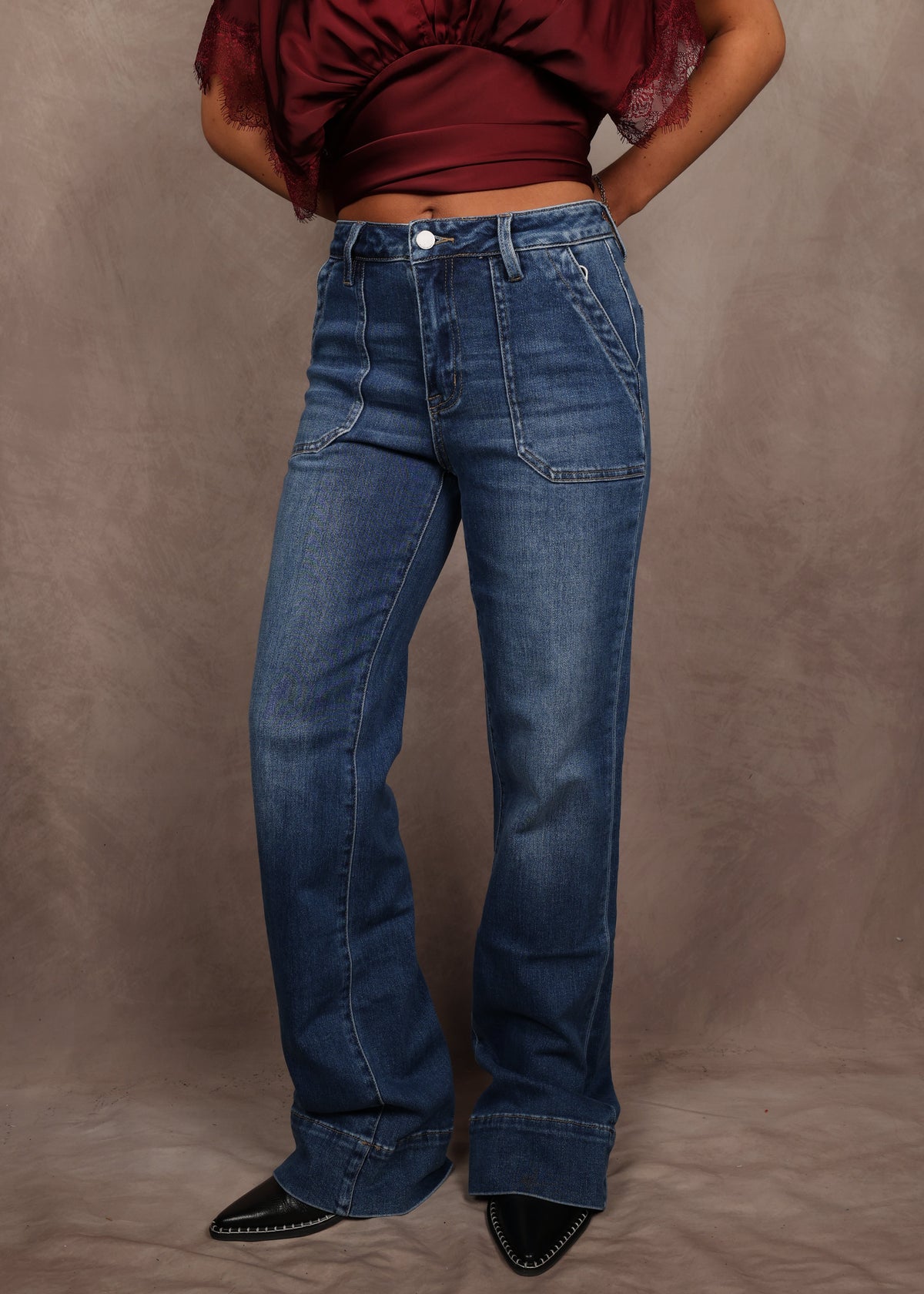 Kennedy Straight-Leg Jeans