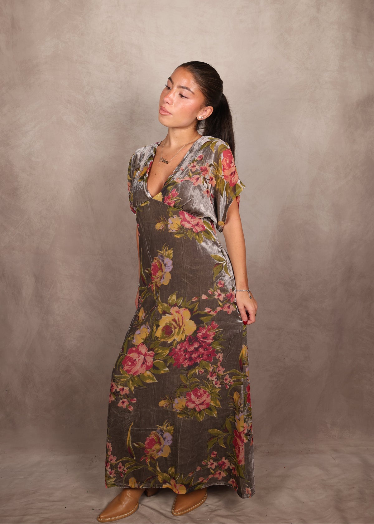 Vivienne Velvet Maxi Dress