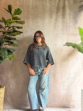 Load image into Gallery viewer, Sunday Stripe Sweater Tee
